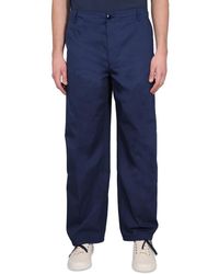 KENZO - Cargo Pants With Waist Belt - Lyst