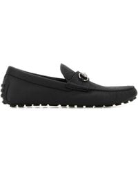 Gucci - Leather Driver Loafers - Lyst