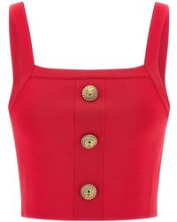 Balmain - Brassiere Top - Lyst