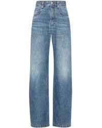 Brunello Cucinelli - Cotton Straight-Leg Jeans Clothing - Lyst