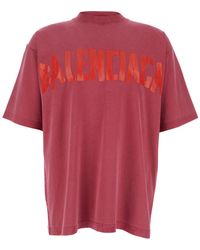 Balenciaga Sacre Coeur And Notre-dame T-shirt in White for Balenciaga Sacre Coeur And Notre-dame T-shirt in White for