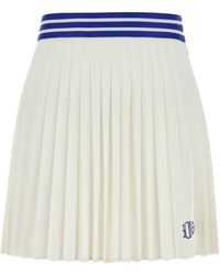 Bode - Piquet Court Mini Skirt - Lyst