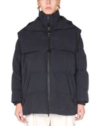 Bottega Veneta - Satin Poplin Hooded Down Jacket - Lyst