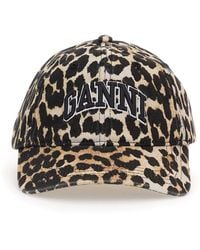 Ganni - Baseball Hat With Logo - Lyst