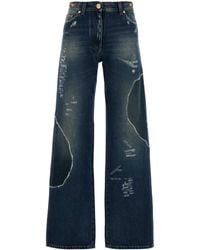 Versace - Timeless Straight-Leg Jeans With Classic Five-Pocket Design - Lyst