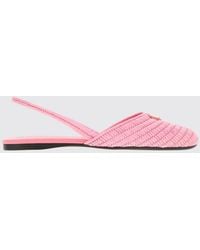 Prada - Ballet Flat - Lyst