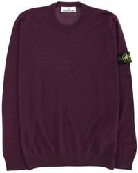 Stone Island - Crew Neck Sweater - Lyst