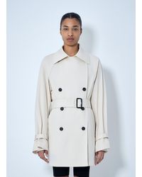 TOTEME - Double-Breasted Cotton Trench Coat - Lyst