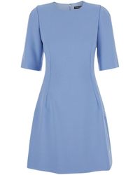 Dolce & Gabbana - Short Sleeve Mini Dress - Lyst