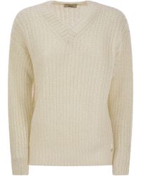 Herno - V-Neck Sweater - Lyst