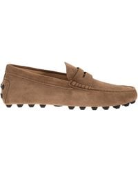 Tod's - Suede Moccasin Moccasin - Lyst