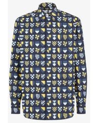Fendi - Shirt With Banners - Lyst