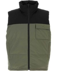 A.P.C. - Two-tone Stretch Polyester Doudoune Padded Jacket - Lyst