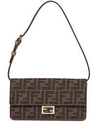Fendi - Wallet On Chain Baguette Minibag - Lyst