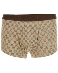 Gucci - Briefs With Elasticated Waist And Logo Lettering - Lyst