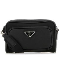 Prada Re-nylon Crossbody Bag in Black for Men | Lyst