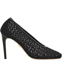 Ferragamo - Macramé Pumps - Lyst