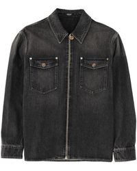 Versace - Denim Jacket - Lyst