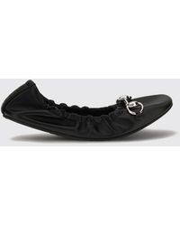 Gucci - Prima Smooth Leather Ballet Flats With Horsebit Detail And Rounded Toe - Lyst