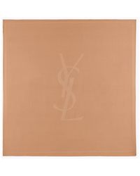 Saint Laurent - Cassandre Square Scarf - Lyst