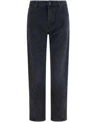 Balmain - Straight-Leg Denim Jeans - Lyst