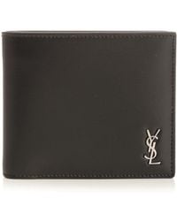 Saint Laurent - Tiny Cassandre East/West Small Wallet - Lyst