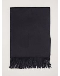 Max Mara - Baci Pure Cashmere Scarf With Embroidered Logo And Fringes - Lyst