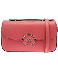 Gucci - 'Petite Gg' Mini Shoulder Bag With Double G Detail - Lyst