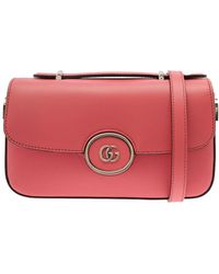 Gucci - 'Petite Gg' Mini Shoulder Bag With Double G Detail - Lyst