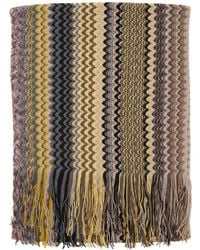 Missoni - Rectangular Scarf With Chevron Motif - Lyst