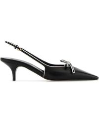 Miu Miu - Leather Nappa Leather Pumps - Lyst