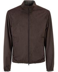 Herno - Suede Microfibre Jacket - Lyst