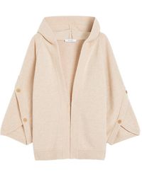 Max Mara - Sand Wool Cardigan - Lyst