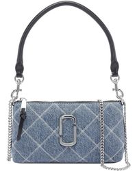 Marc Jacobs - The Quilted Denim Snapshot Convertible Shoulder Bag - Lyst