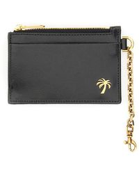 Palm Angels - Palm Beach Leather Chain Card Holder - Lyst