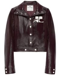 Courreges - Re-Edition Vinyl Jacket - Lyst