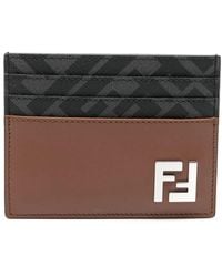Fendi - Ff-Motif Card Holder - Lyst