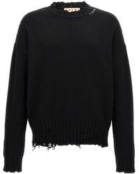 Marni - Destroyed Effect Sweater - Lyst