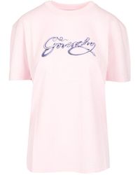 Givenchy - T-Shirt With Printed Logo - Lyst