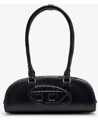 DIESEL - 1Dr Python Effect Leather Shoulder Bag - Lyst