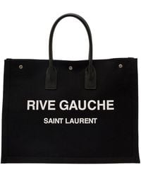 Saint Laurent - Stylish Canvas Tote Handbag For - Lyst