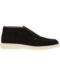 Santoni - Suede Desert Boot - Lyst