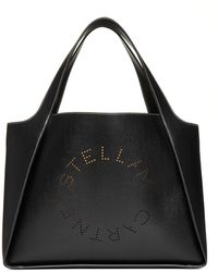 Stella McCartney - Large Bag With Distressed Star Logo - Lyst