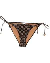 Celine - Triomphe Bikini Bottom - Lyst
