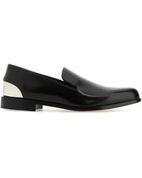 McQueen - Metal Heel Loafers - Lyst