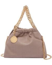 Stella McCartney - Mini Falabella Crossbody Bag With Drawstring Closure - Lyst