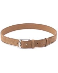 Prada - Suede Belt - Lyst