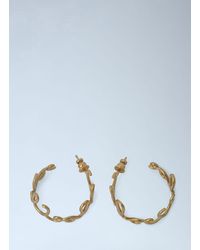 Chloé - Chloã Logo Motif Hoop Earrings - Lyst