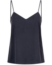 Max Mara - Solid V Neck Top - Lyst