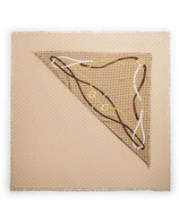 Gucci - Gg Wool Silk Jacquard Cape - Lyst